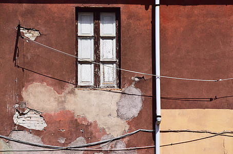 brown framed white wooden window thumbnail