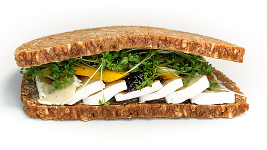 sandwich with herbs and cheese thumbnail