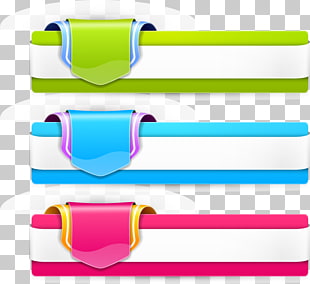 Web banner, Color banners PNG clipart