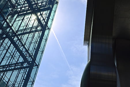 low-angle photography of curtain wall high-rise building thumbnail
