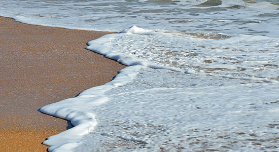 seashore with sea waves thumbnail