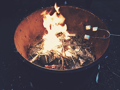 person barbecuing marshmallow thumbnail