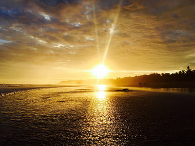 body of water during golden hour thumbnail