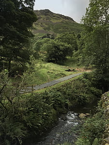 aerial view of gray road thumbnail