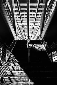 grayscale photography of staircase thumbnail