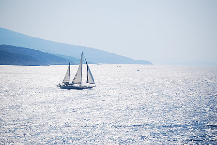 sail boat on body of water thumbnail