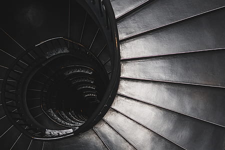 photography of spiral stairs thumbnail