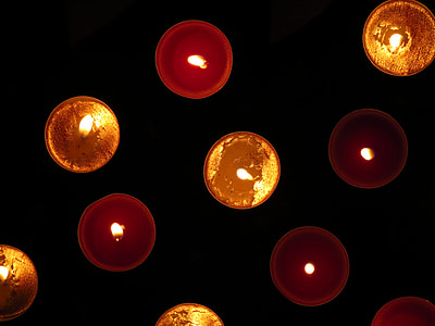flay lay photography of lighted candles thumbnail