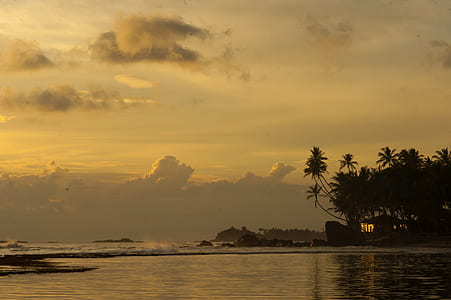sea, dawn, nature, sky thumbnail