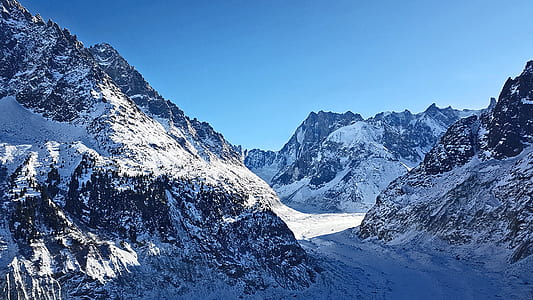 snow-covered mountain range thumbnail
