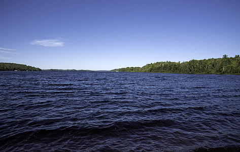 Landscape and waters of Lake Michigamme at Van Riper State Park, Michigan thumbnail