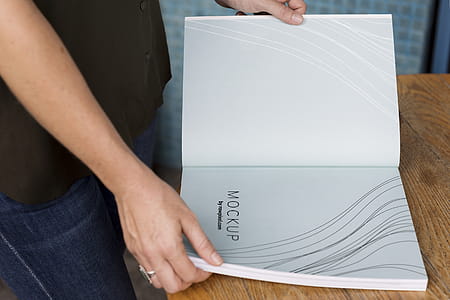 Person Holding Mockup Book thumbnail