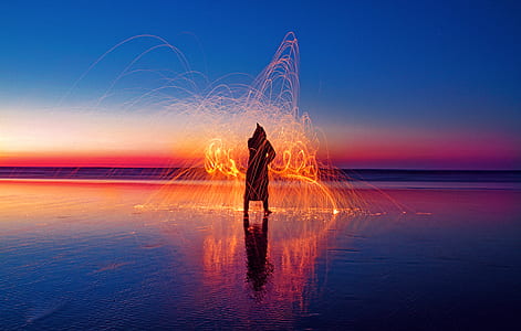 person on body of water thumbnail