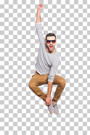 Amazon.com Icon, Jump up man, man wearing gray sweatshirt illustration PNG clipart
