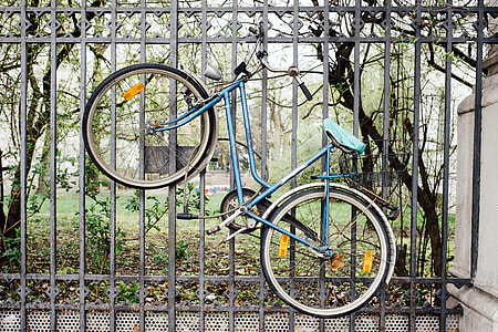 Locked bicycle thumbnail