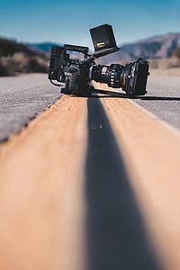 black video recorder on road thumbnail