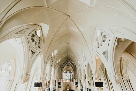 white interior inside the cathedral thumbnail