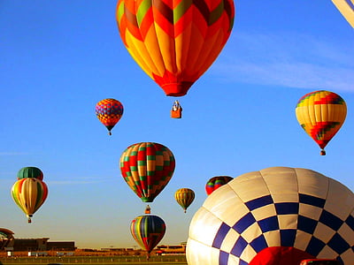 photo of assorted-color hot air balloon lot thumbnail