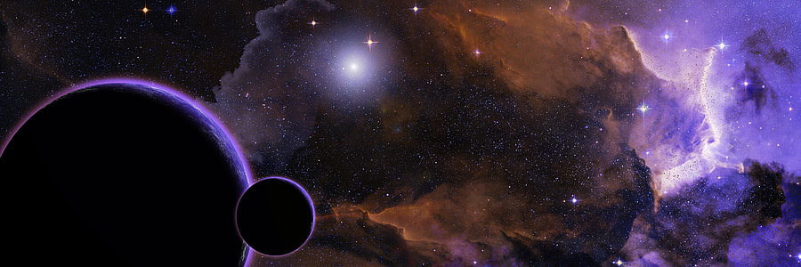 planets from the outer space painting thumbnail