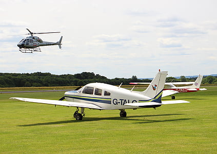 white private plane under sunny skyt thumbnail