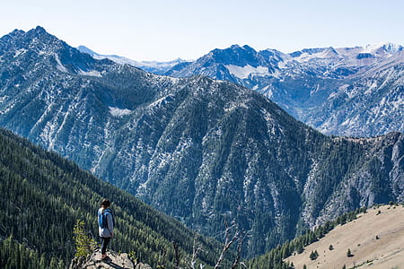 landscape, nature, person, mountain thumbnail