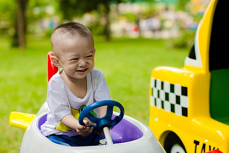 toddler rides white ride-on car thumbnail