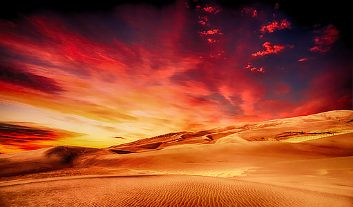 time lapse photography of pink and purple clouds thumbnail