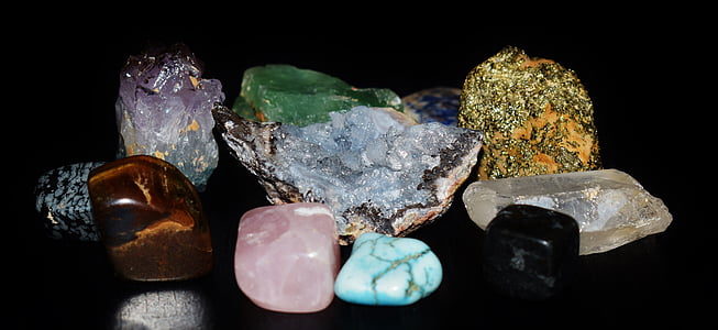 assorted-color of stone and bead lot thumbnail