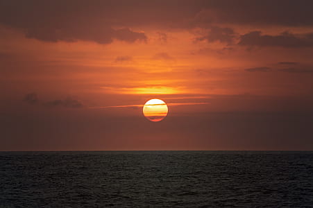 Body of Water during Sunset thumbnail