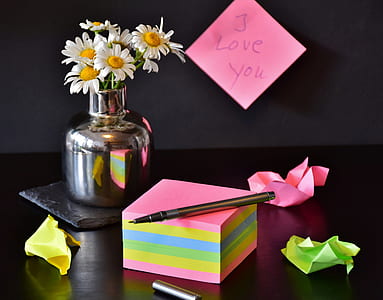 black pen on sticky notes thumbnail