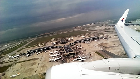 View from the Plane in Kuala Lumpur, Malaysia thumbnail