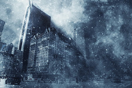 photo of concrete building digital wallpaper thumbnail