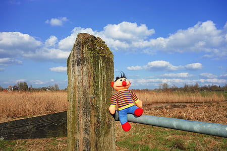 plush toy on gray pipe thumbnail