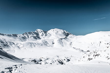 landscape photography of mountain during winter thumbnail