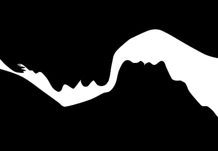 man and woman face illusion digital wallpaper thumbnail