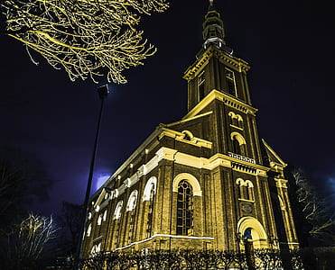 landmark, lights, night, building thumbnail