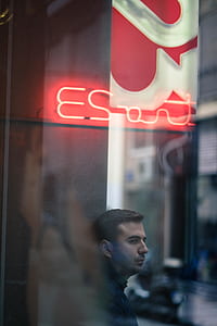 glass, window, sign, reflection thumbnail