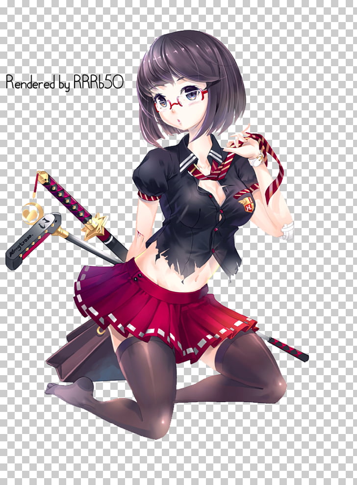 Anime girl with powers