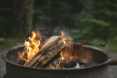 Beige Wood Putted on Fire thumbnail