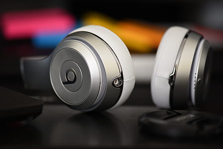 headphones, equipment, detail, depth of field thumbnail