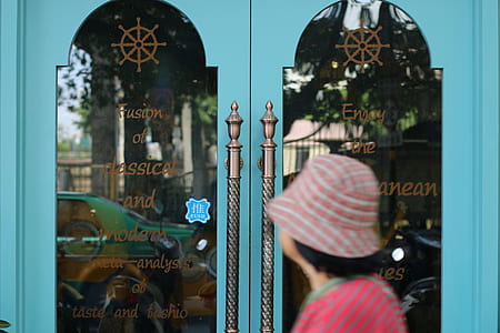 person standing in front of door thumbnail