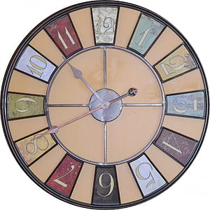 analog wall clock pointing at 10:41 thumbnail