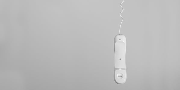 hanging white home phone thumbnail