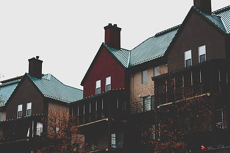 Brown and Beige Concrete Houses thumbnail