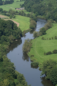 bird's eye view photography of river thumbnail