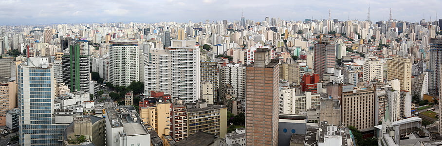panoramic photography of high-rise buildings at daytime thumbnail