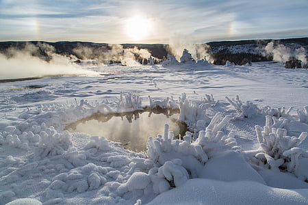 body of water covered with snow thumbnail
