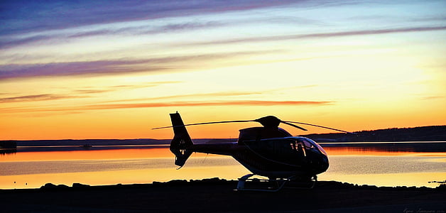 silhouette of helicopter thumbnail