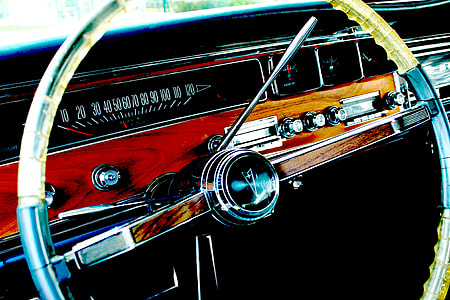 brown and black Pontiac steering wheel thumbnail
