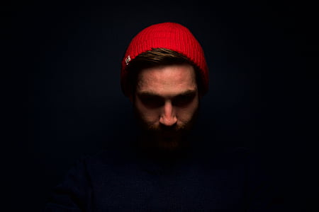 man wearing red cap thumbnail